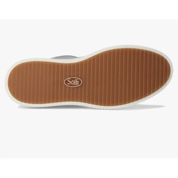 Sofft Sneaker‎ Womens 6 EU 37 Frazier Chambray Silver Gray Suede New - Picture 4 of 11